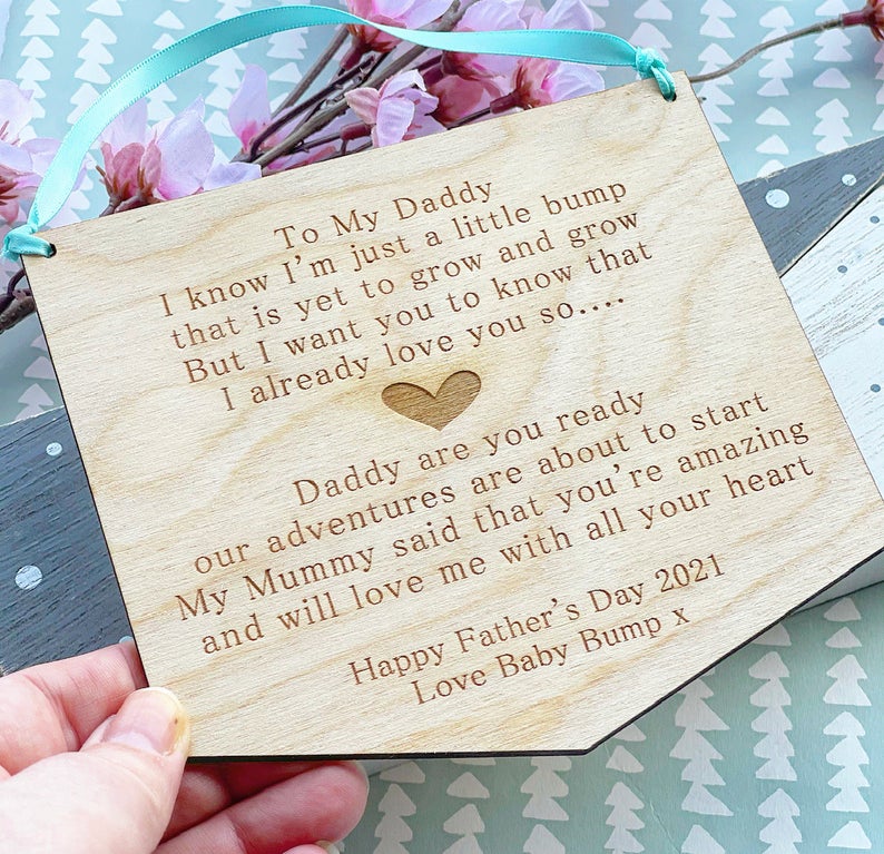 Bump Personalised Grandparent To Be Father's Day GRANDAD TO BE Personalised Gift Pregnancy Announcement New Grandad Gift From Bump
